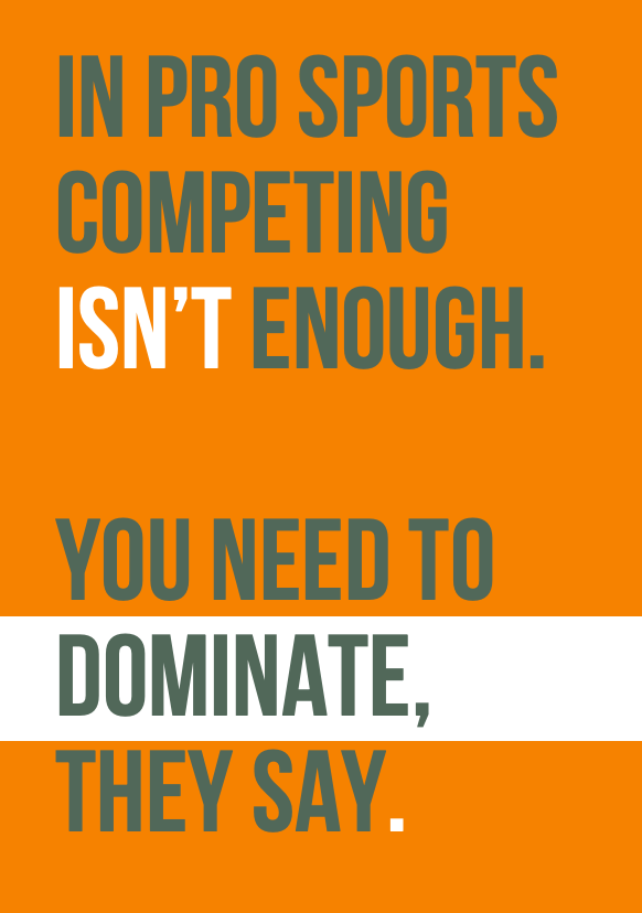 Read more about the article Competing Isn’t Enough.