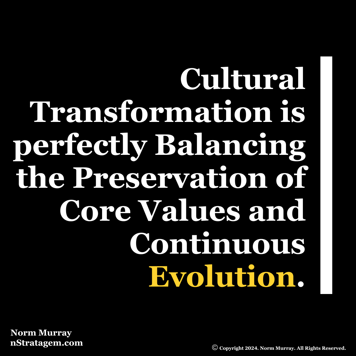 Read more about the article Cultural Transformation is perfectly Balancing the Preservation of Core Values and Continuous Evolution.