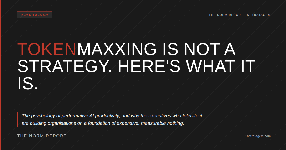 Read more about the article Tokenmaxxing Is Not A Strategy. Here’s What Is.