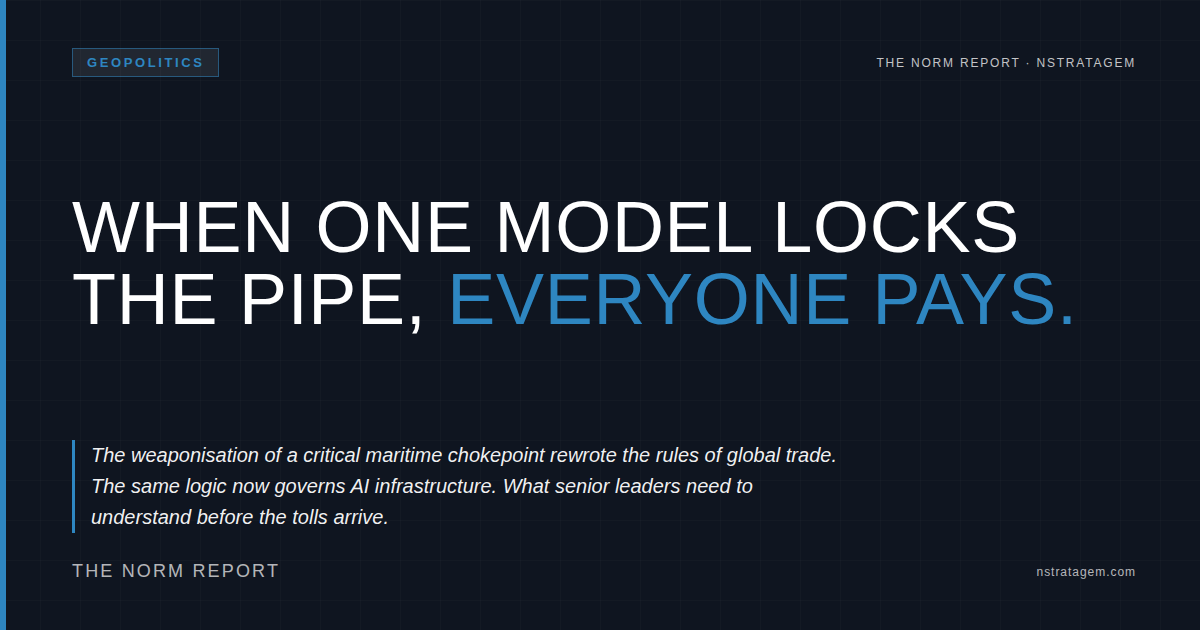 Read more about the article When One Model Locks the Pipe, Everyone Pays