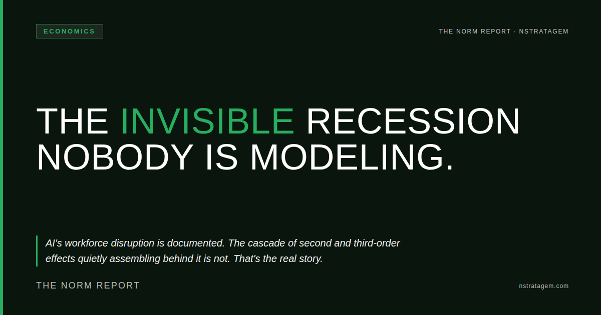 Read more about the article The Invisible Recession Nobody Is Modeling.